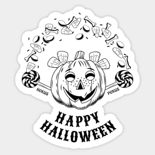 Happy Halloween label Sticker